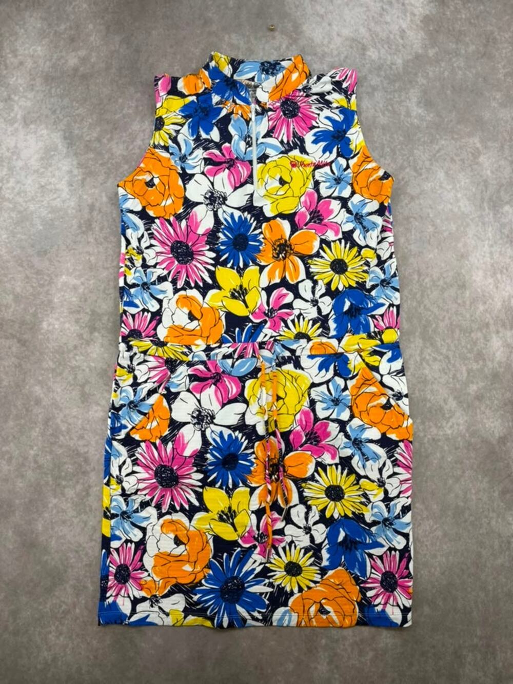 IBKUL Punta Mita Floral Golf Dress XS UPF 50+ Quick Dry